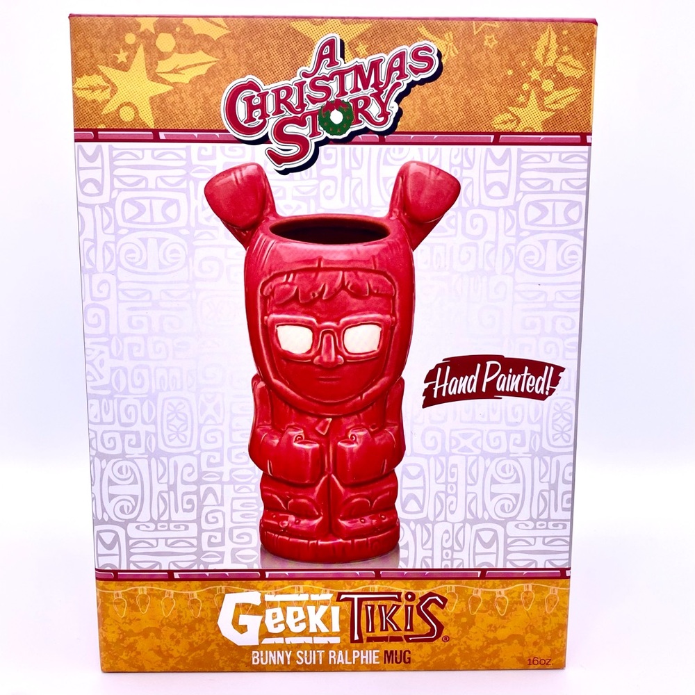 Geeki Tikis A Christmas Story Bunny Suit Ralphie Ceramic Mug Holds 16 Ounces